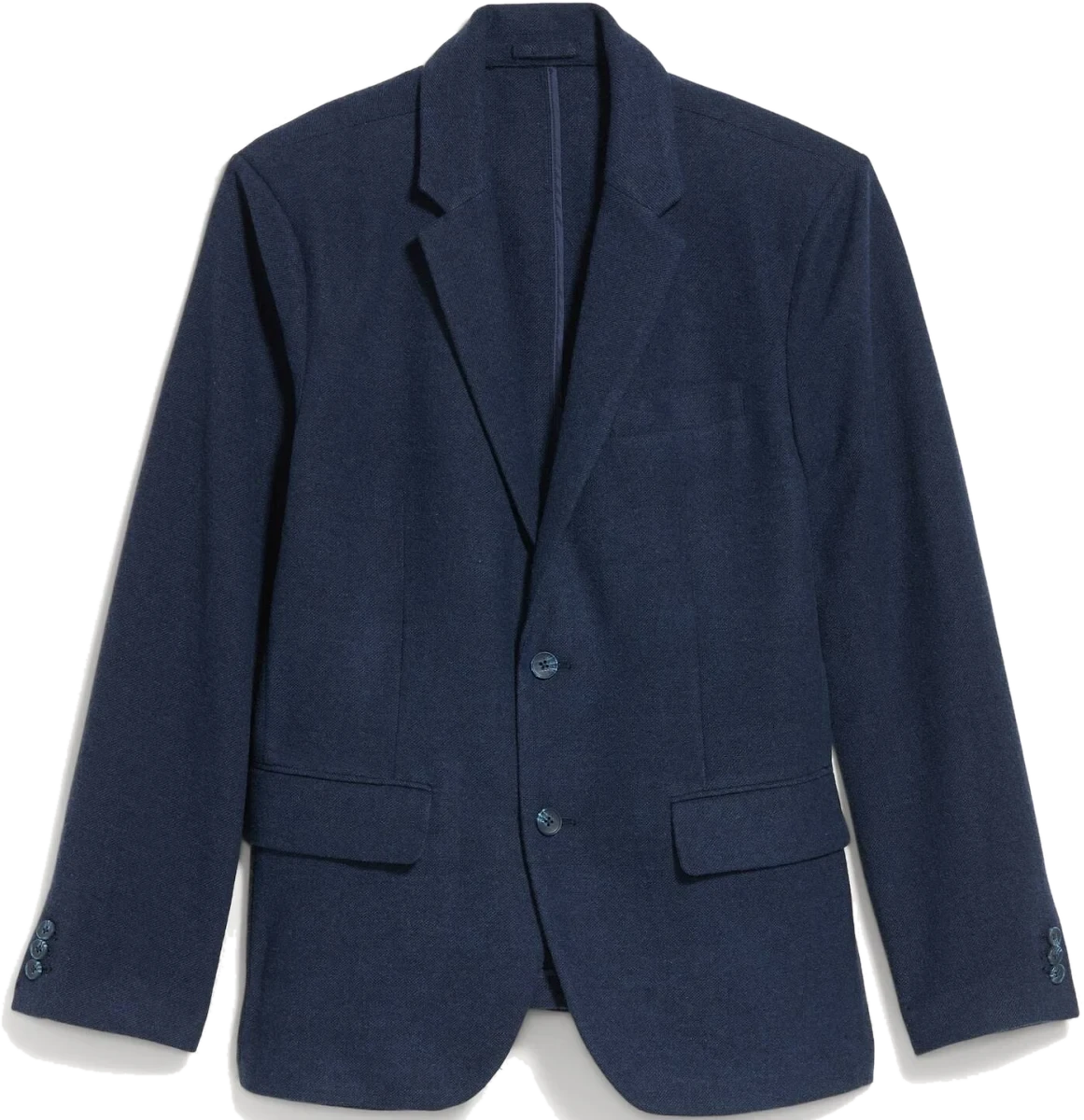 Balenciaga Navy Single Button Blazer, $953